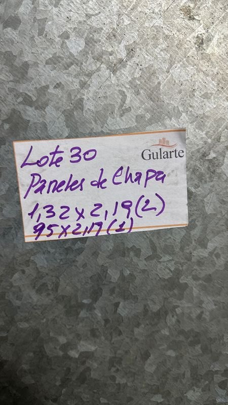3 paneles de chapa con botonera nueva - imagen 3