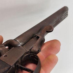 Pistolón Antiguo Doble Caño Sistema Lefaucheux Siglo XIX - imagen 5