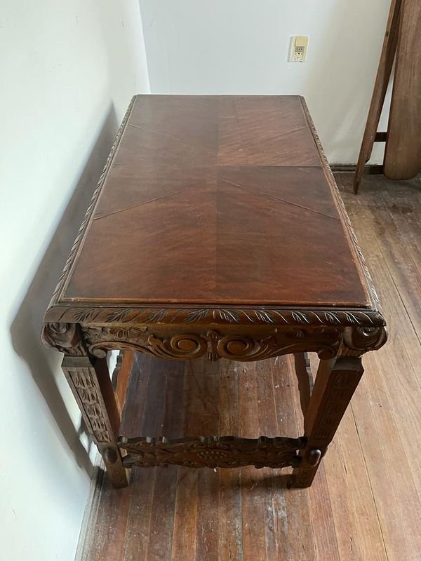 Mesa de madera renacentista - imagen 6