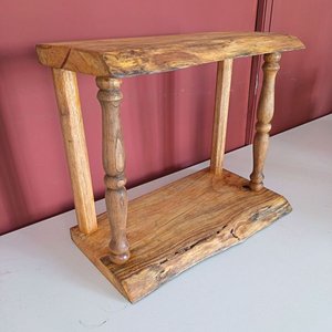 Estante Artesanal de Madera Rústica Nuevo - imagen 1