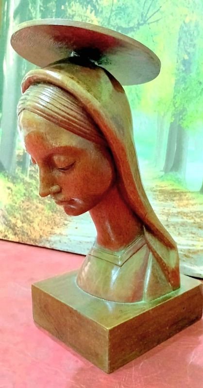 Escala religiosa en madera sólida con acabados excelentes - imagen 1