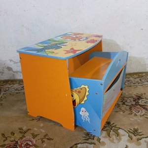 Conjunto Infantil Escritorio y Sillón con Cajón Temática Marina - imagen 5