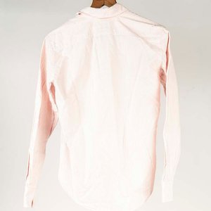 Camisa Ralph Lauren Rayada Blanca y Rosada Talle 6 Slim Fit - imagen 2