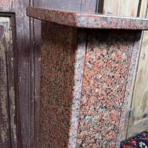 Pedestal de Granito Rosa y Gris - imagen 3