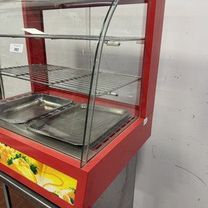 Vitrina Exhibidora de Calor Flamemax con Vidrio Curvo - imagen 4