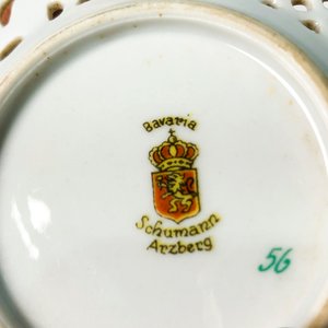 Lote de 5 Platos de Porcelana Alemana, Ceniceros y Platos Decorativos - imagen 6