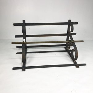 Repisa Metálica con Ganchos Estilo Vintage - imagen 1