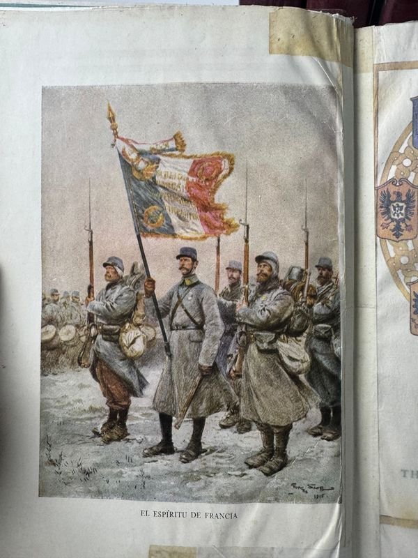5 Tomos de Historia de la Guerra del Mundo por Frank H Simonds - Nueva York - imagen 3