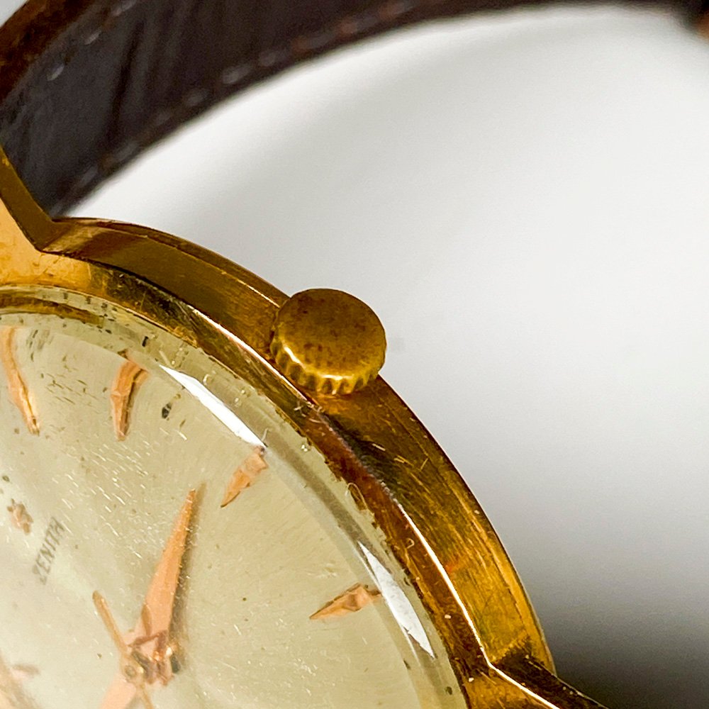 Reloj de oro Zenith, reloj de caballero con caja de oro - imagen 3