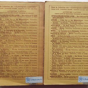 Clásicos Garnier: Cartas a Atticus de Cicerón, Tomos I y II en Francés - imagen 3