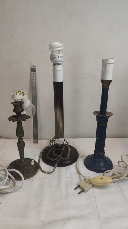 Lámparas de mesa en metal y bronce de alta calidad - imagen 1