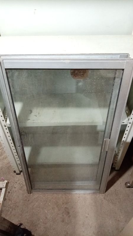 Dos Hojas de Ventana de Aluminio 1m x 60cm