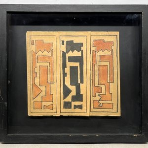 Acuarela y Tinta "Tres Formas" de Gonzalo Fonseca - 27 x 29 cm - imagen 2