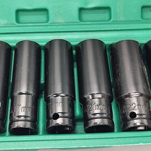 Juego de 10 Bocallaves de Impacto de Cromo Vanadio (10mm-24mm) - imagen 3