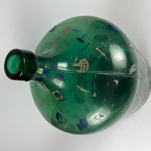 Damajuana de Vidrio Decorado "Adolfo Nigro" - imagen 2
