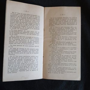Folleto Antiguo "Proyecto de Reformas a los Estatutos del Club Nacional de Football" - Imprenta Echecoin & Cía. - imagen 5