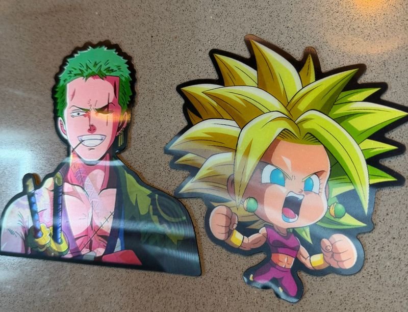 Stickers de Personajes Anime: Zoro y Kefla