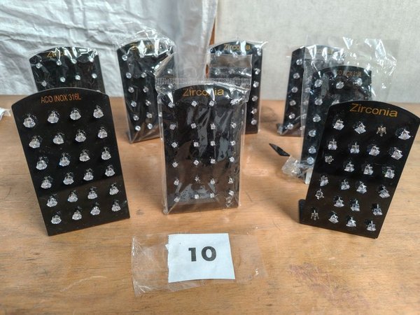 192 Circonias y Acero Inoxidable para Joyería