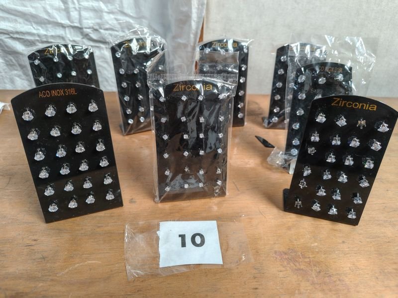 192 Circonias y Acero Inoxidable para Joyería