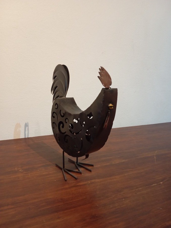 Adorno de Gallo en Chapa y Hierro - imagen 4