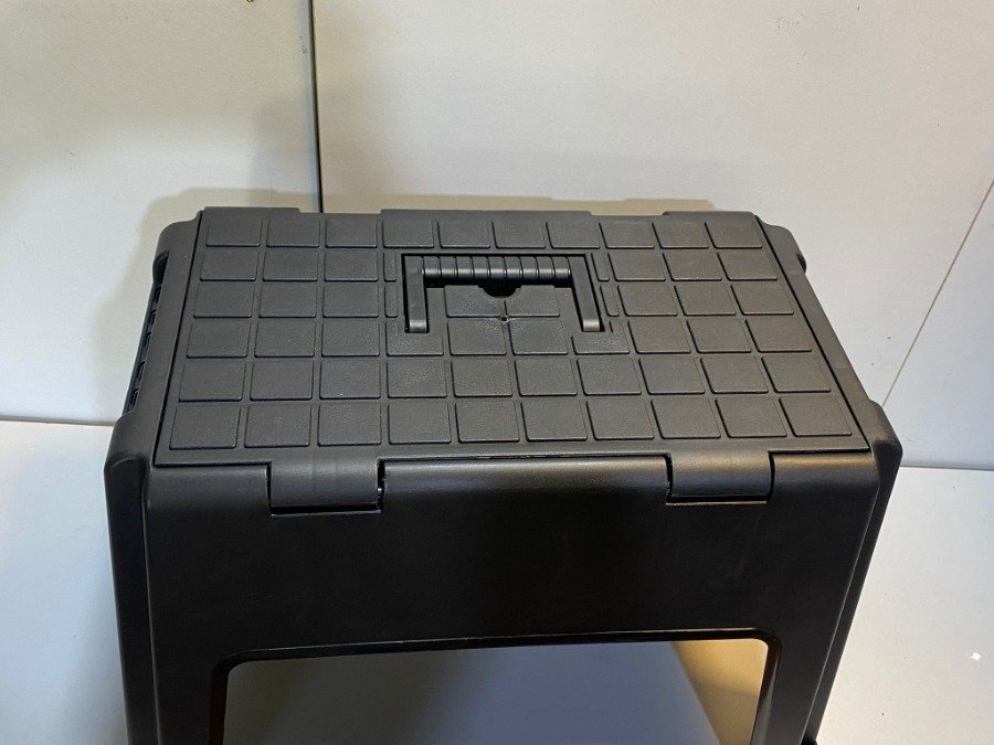 Valija/Banqueta/Escalón con Compartimentos Internos PVC Negro Multiuso - imagen 6