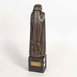 Escultura de Monje Doliente Siglo XIV - Arte Religioso - imagen 1