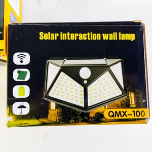 2 Faroles solares c/fotocelula y sensor de mov. Led 4 lados - imagen 2