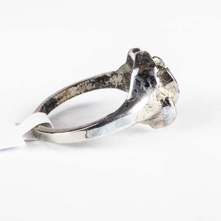 Anillo de plata con brillante - imagen 2