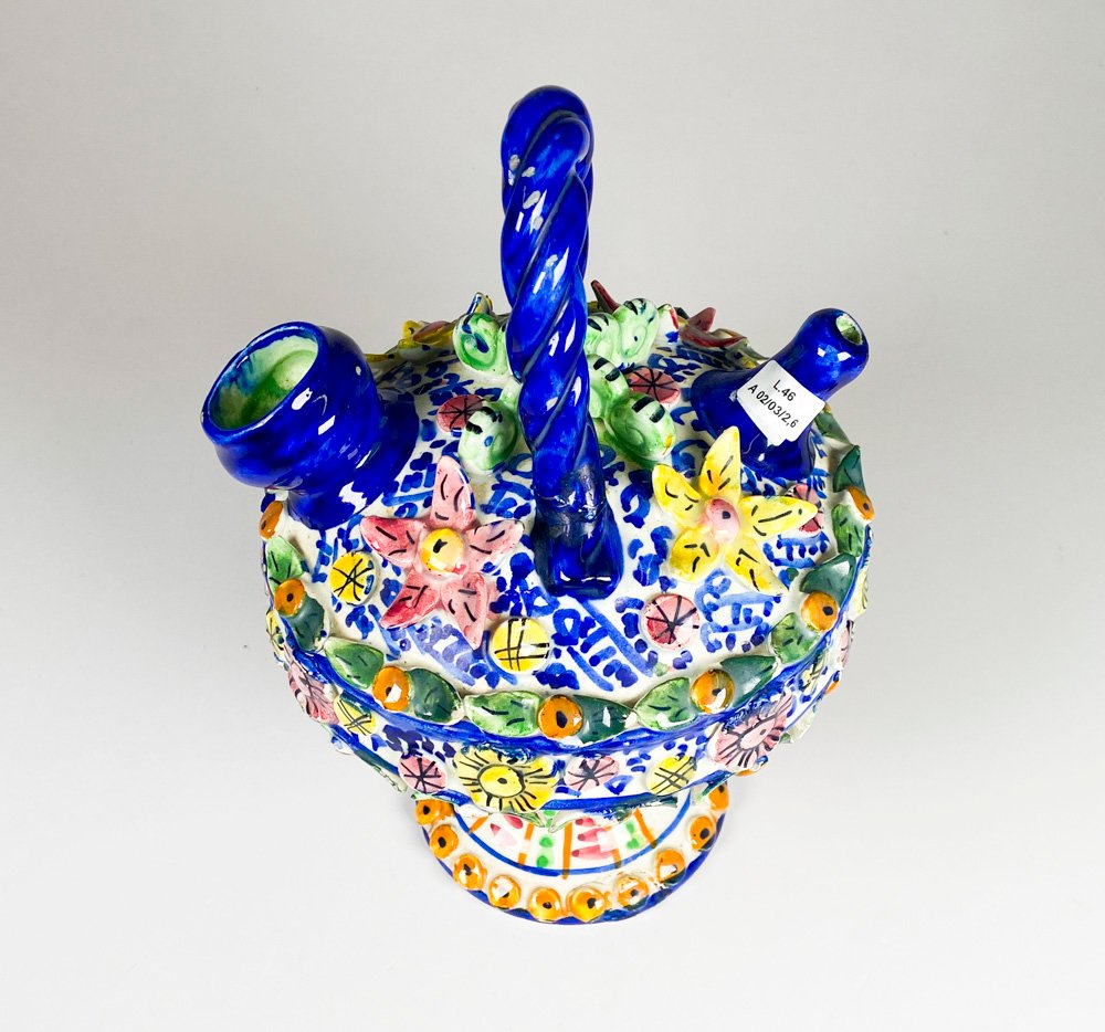 Botijo de cerámica española multicolor - imagen 2
