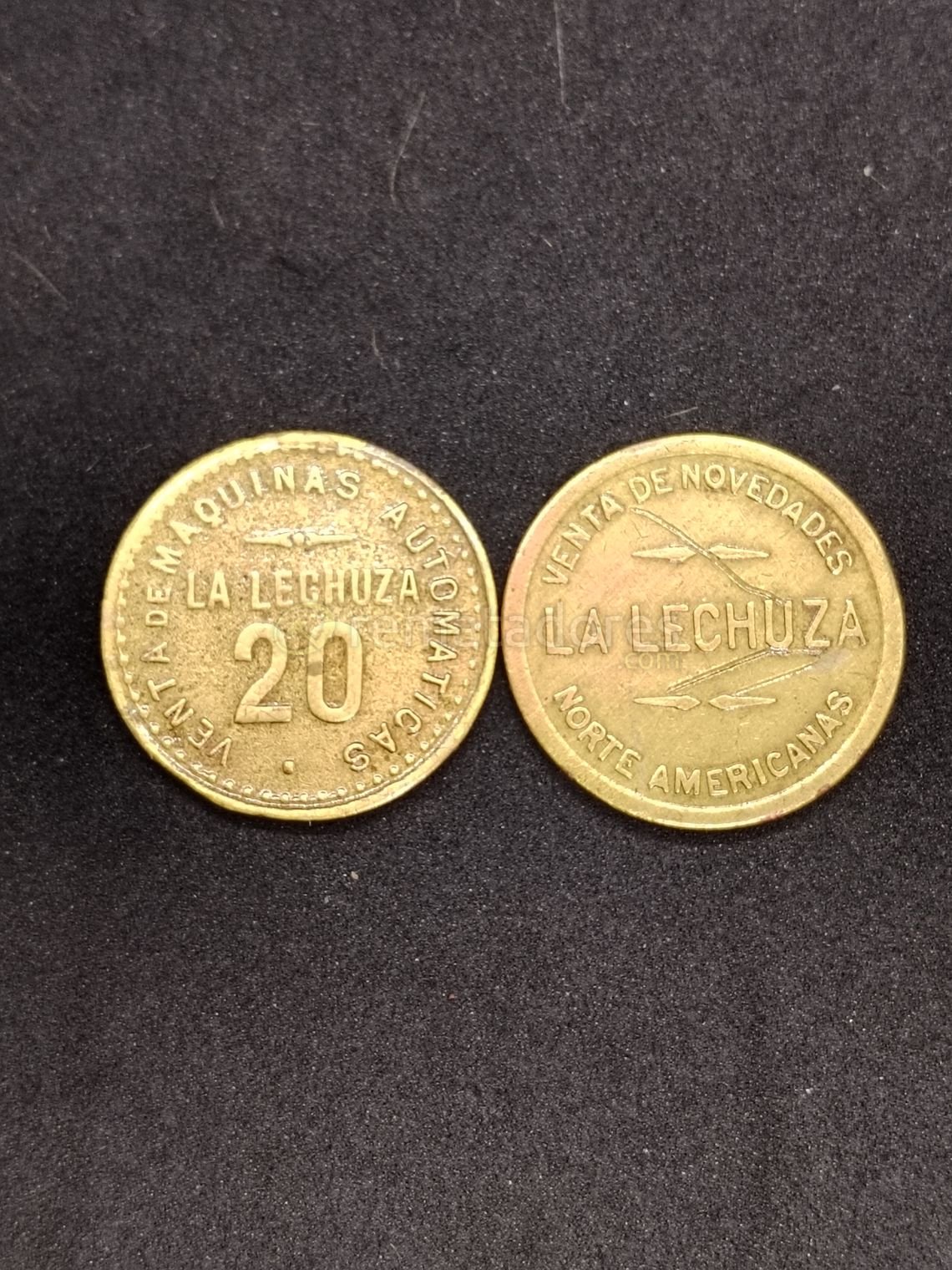 Monedas Coleccionables "La Lechuza" Venta de Máquinas Automáticas y Novedades