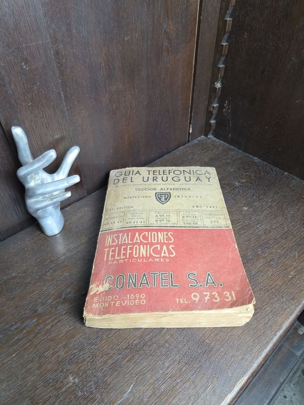 Guía telefónica del Uruguay año 1961 - Libro antiguo - imagen 2