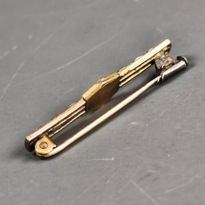 Prendedor Enchapado en Oro con Rostro de Niño y Broche de Plata - imagen 6