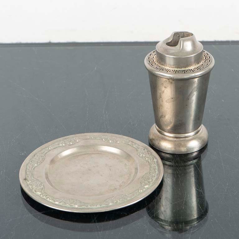 Lote siguiente: Porta Encendedor con platito de metal