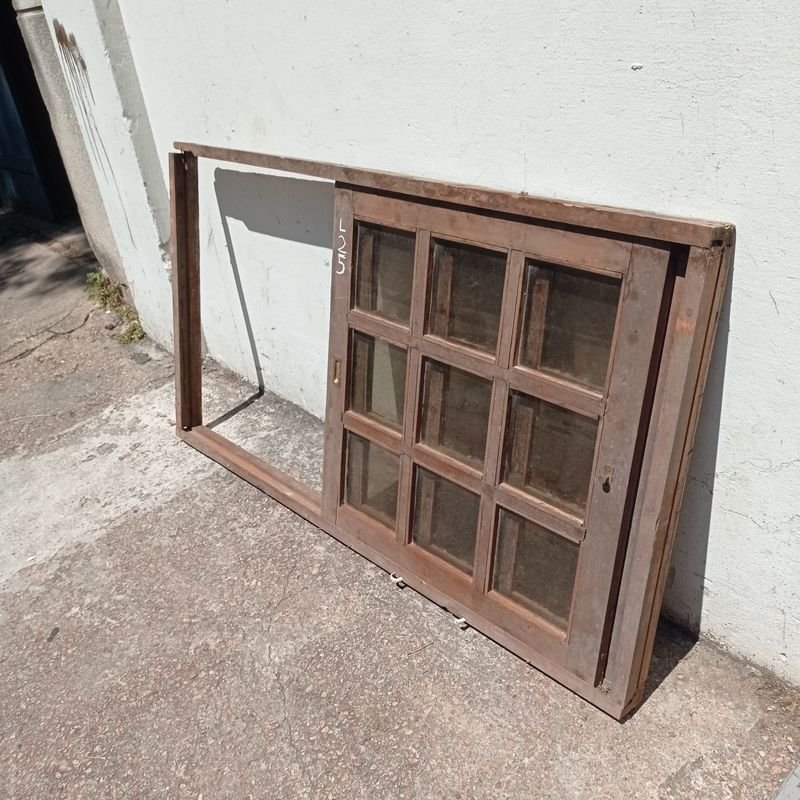 Ventana colonial de madera con dos hojas corredizas - imagen 2
