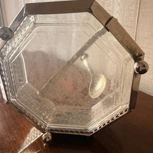 Candelabro de Peltre y Recipiente para Mermelada con Cuchara - imagen 3