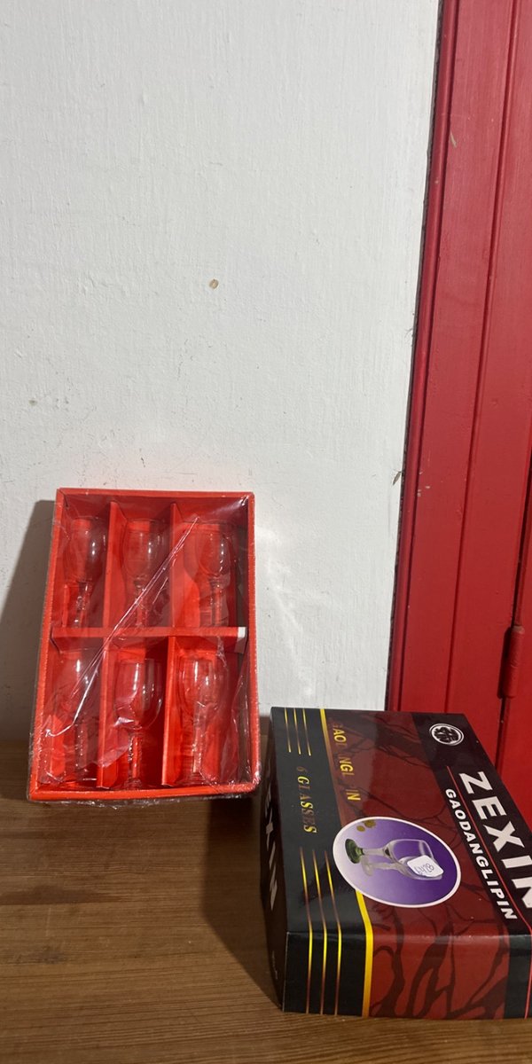 Set de 6 Copas de Vidrio Pequeñas