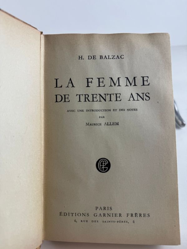 Libro clásico de Honoré de Balzac - La mujer de treinta años - imagen 3