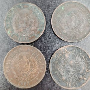 Lote de 4 Monedas "Dos Centavos" República Argentina (1883-1898) - imagen 4