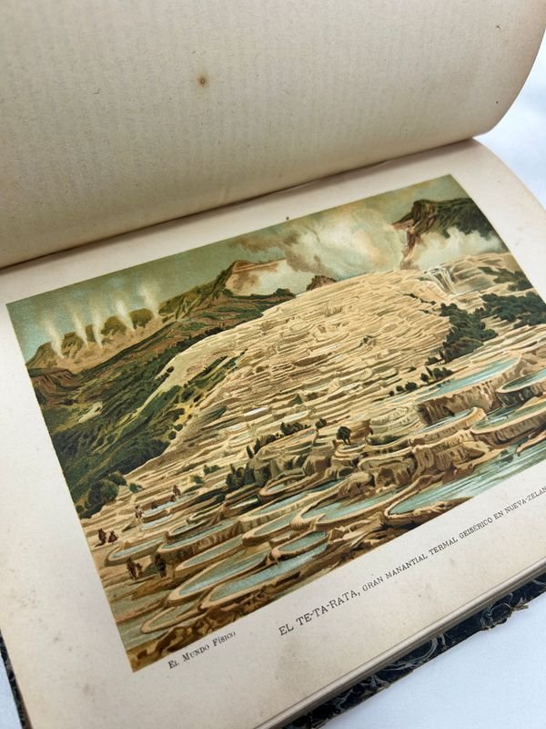 Tres tomos de El Mundo Físico de Amadeo Guillemin - Barcelona 1893 - imagen 8