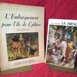 Lote siguiente: Libros: La Fresque (Técnica y Aplicaciones) y El Embarque a Citera