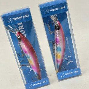 Set de 2 Señuelos de Pesca Brillantes para Cebo Artificial - imagen 2