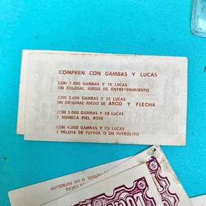 Lote de Billetes Miniatura "Gambas" Tiki-Taka Coleccionables - imagen 4