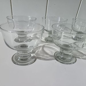 Lote de 9 Copas para Helado de Vidrio Transparente - imagen 3