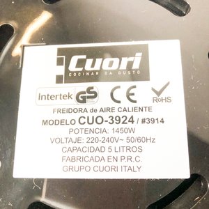 Freidora de Aire Cuori Eva 5 Litros 1450W - Negra - imagen 6