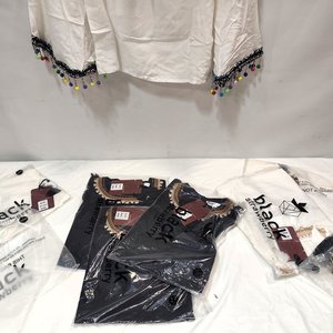 Lote de 8 Blusas para Dama con Flecos, Nuevas - imagen 3