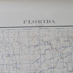 Mapa Topográfico de Florida, Uruguay - Instituto Geográfico Militar - imagen 2