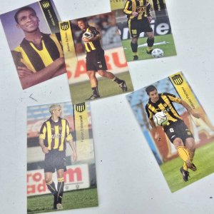 Pack de 5 Tarjetas de Fútbol de Jugadores Históricos de Peñarol - imagen 3