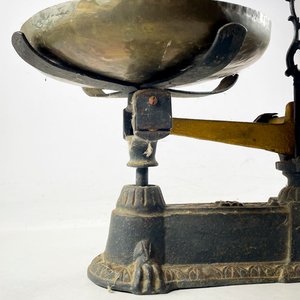 Balanza Antigua de Sobremesa con Dos Platos - imagen 4