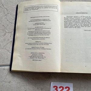 Libro "Actos de Guerra" de Tom Clancy y Steve Pieczenik (Op-Center IV) - imagen 3