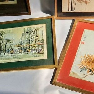 Lote de 6 Láminas Decorativas con Marcos - imagen 3